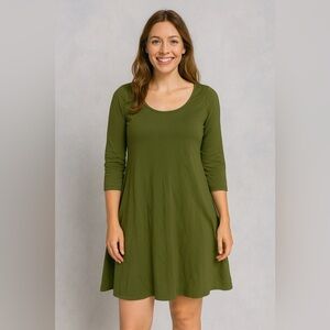 Annabelle Olive Green Dress